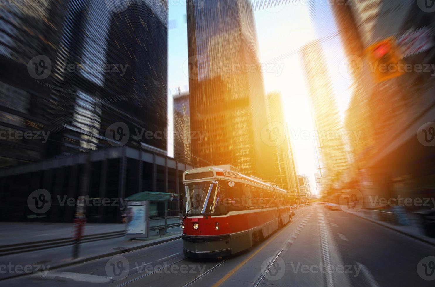 Scenic Toronto financial district skyline and modern architecture skyline photo