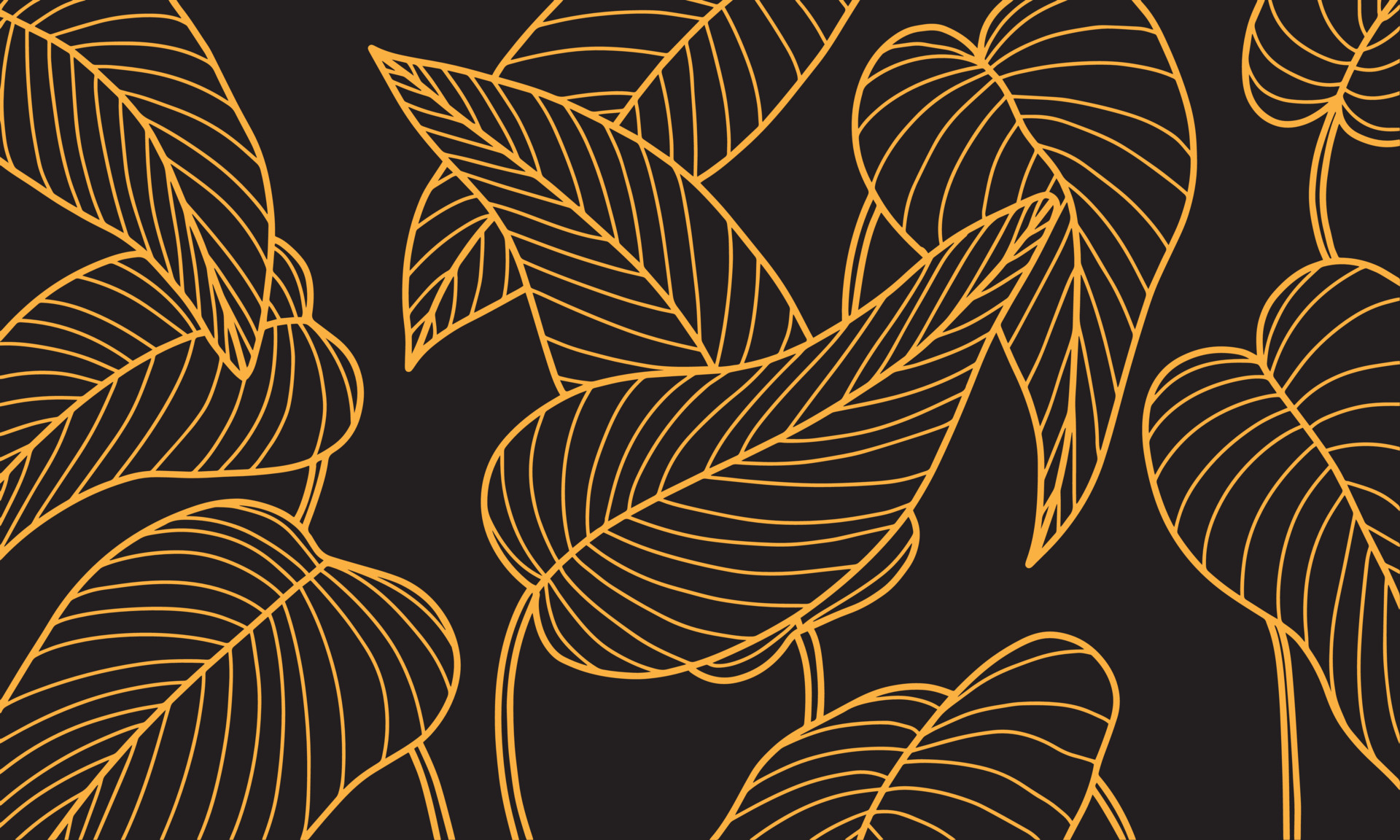 Art Deco Floral Pattern