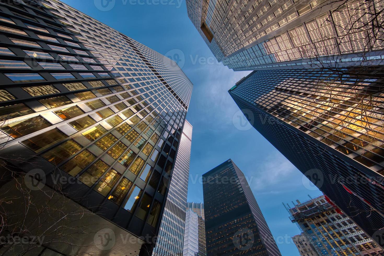 Scenic Toronto financial district skyline and modern architecture skyline photo