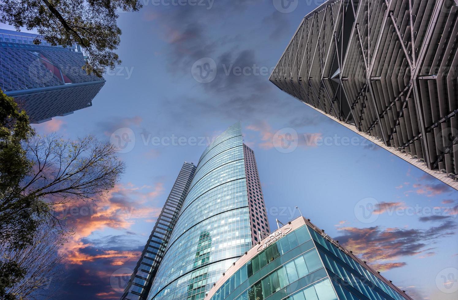 Mexico City Financial center and business district close to Paseo De Reforma photo