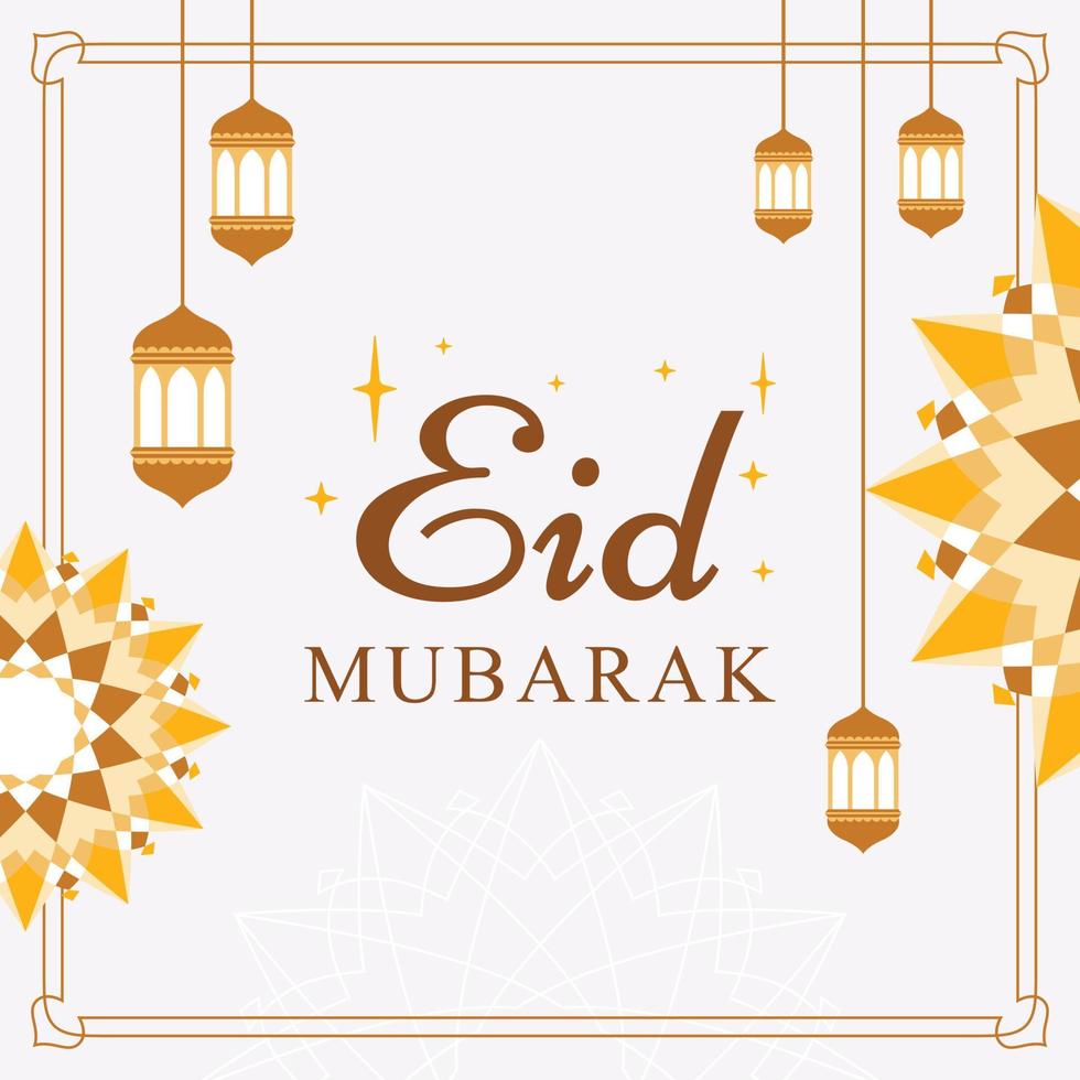 Eid mubarak vector design