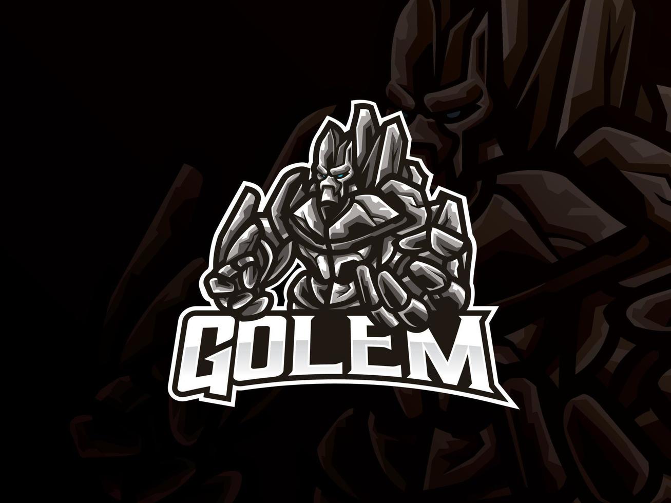 Golem esports logo vector