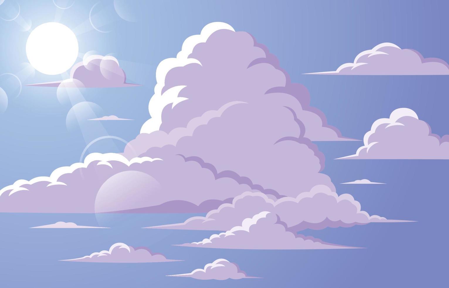 Blue Sky Background vector