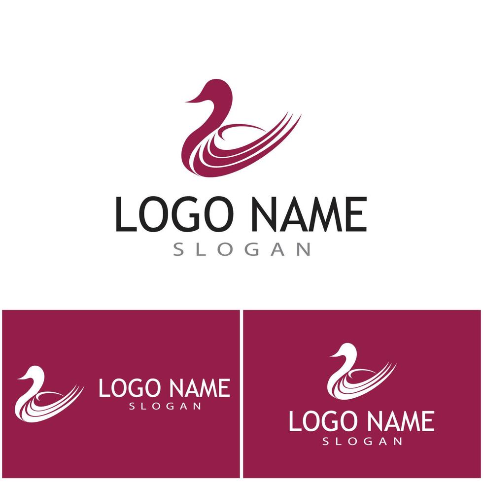 goose icon. flat illustration isolated sign symbol vector