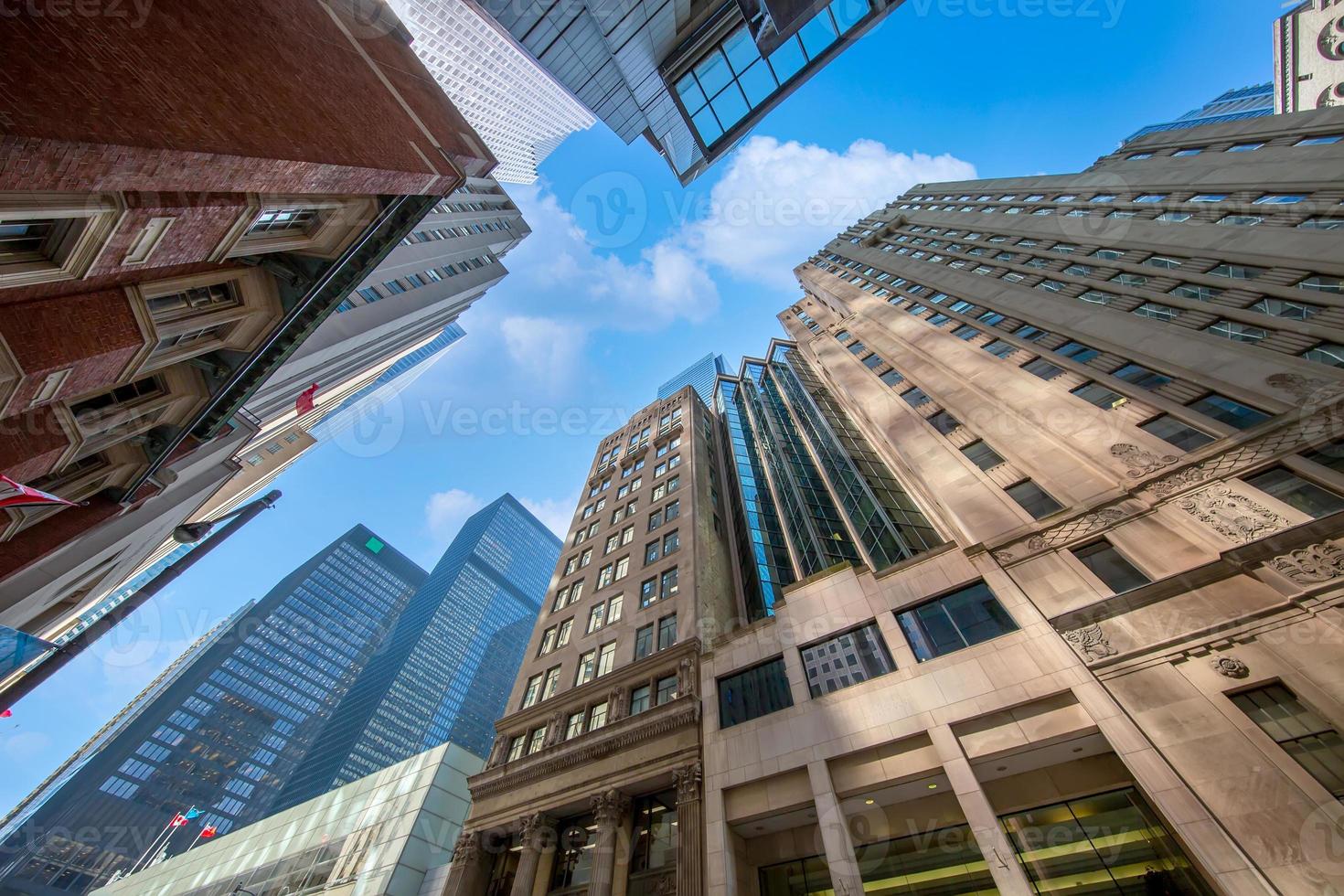 Scenic Toronto financial district skyline and modern architecture skyline photo