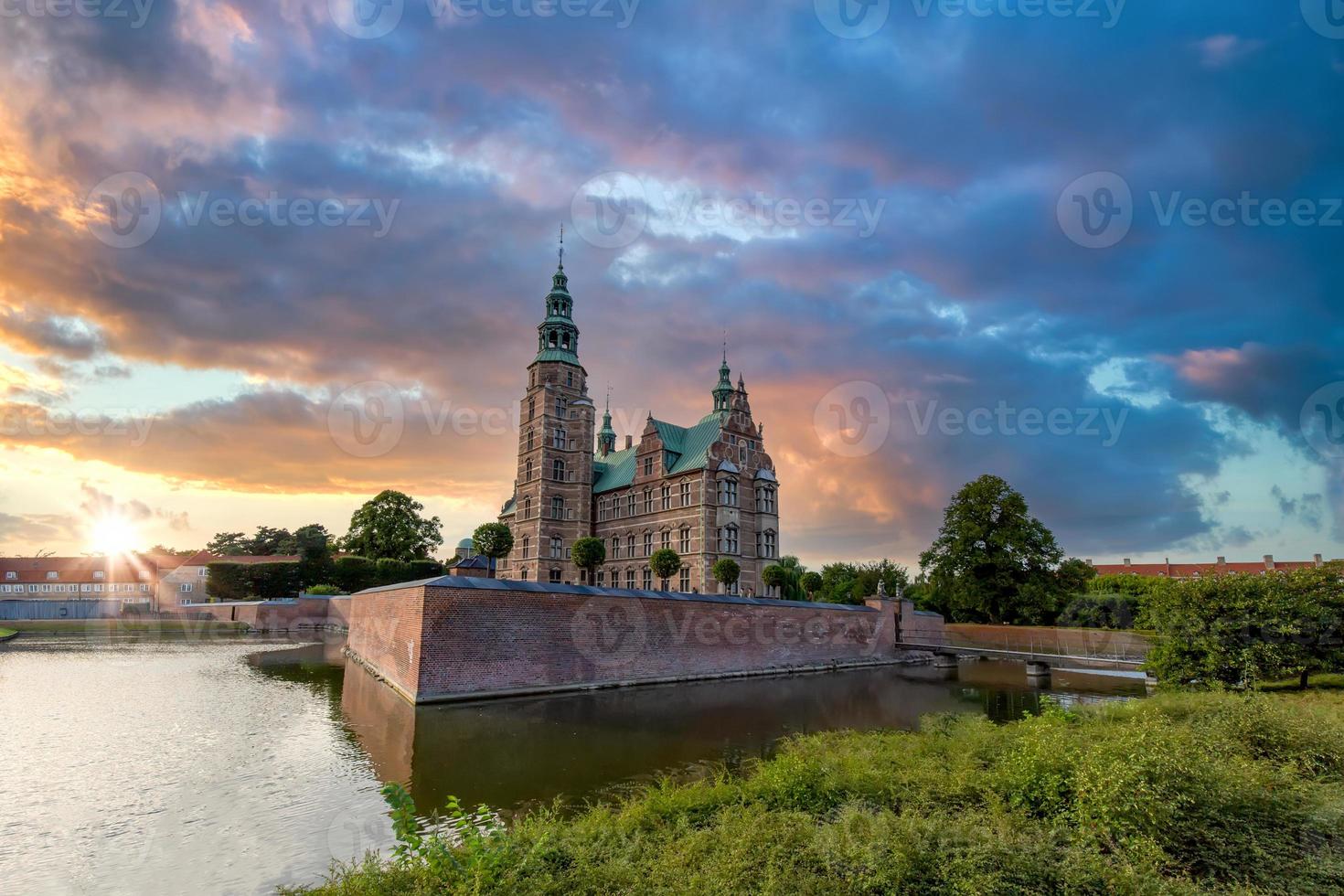 Famous Rosenborg castle, one of the most visited tourist attractions in Copenhagen photo