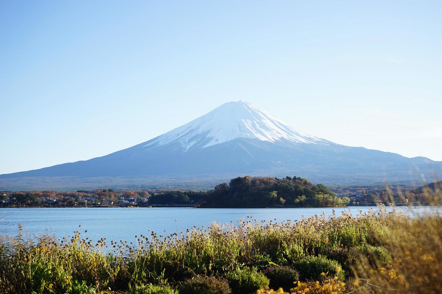 The beautiful mount Fuji in Japan photo