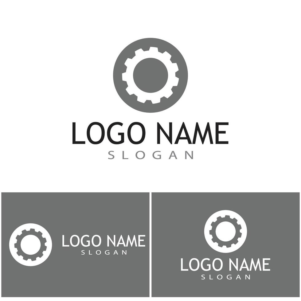 engranaje, logotipo, plantilla, vector, icono, ilustración, diseño vector