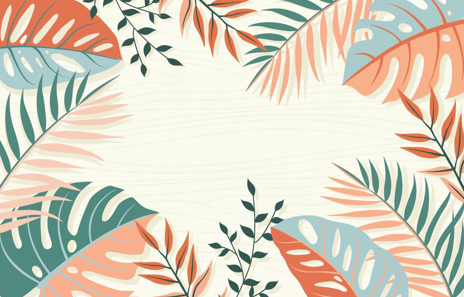 Colorful Summer Floral Background vector