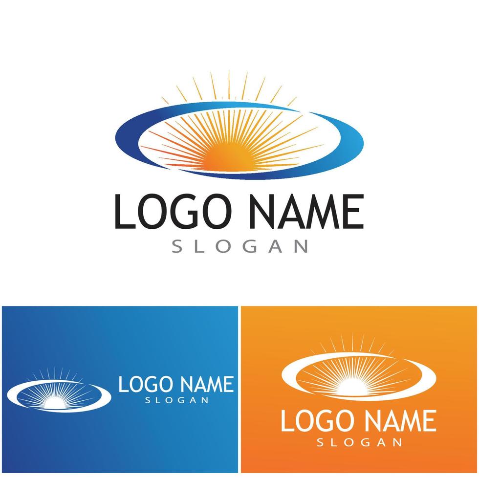 Sun Vector illustration Icon Logo Template design