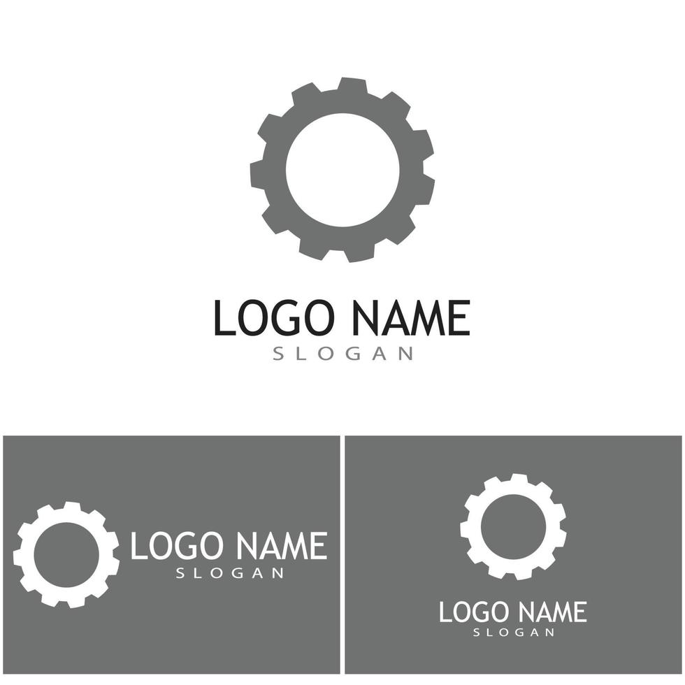 engranaje, logotipo, plantilla, vector, icono, ilustración, diseño vector