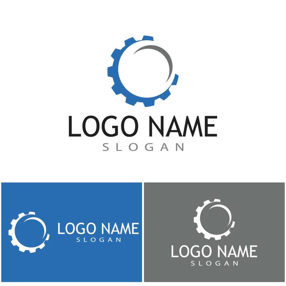 engranaje, logotipo, plantilla, vector, icono, ilustración, diseño vector