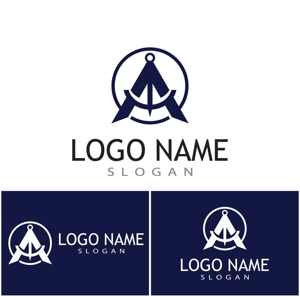 Anchor Logo Template vector symbol design