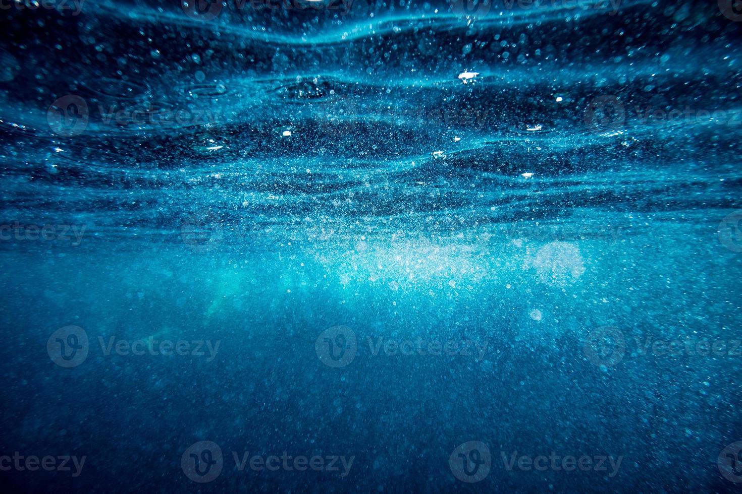 Underwater wave surface background photo