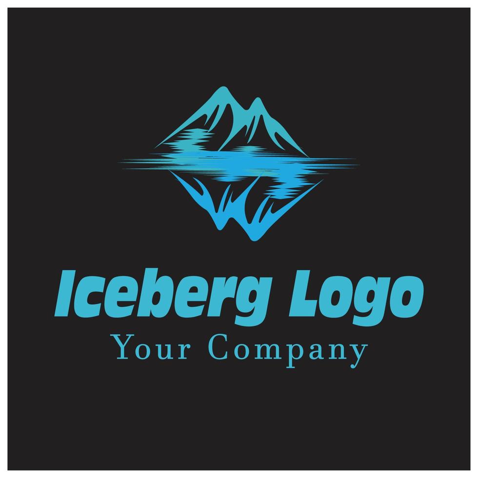 Iceberg Logo Template vector symbol nature