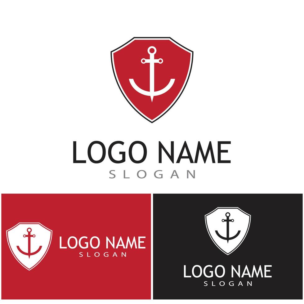 Anchor Logo Template vector symbol design