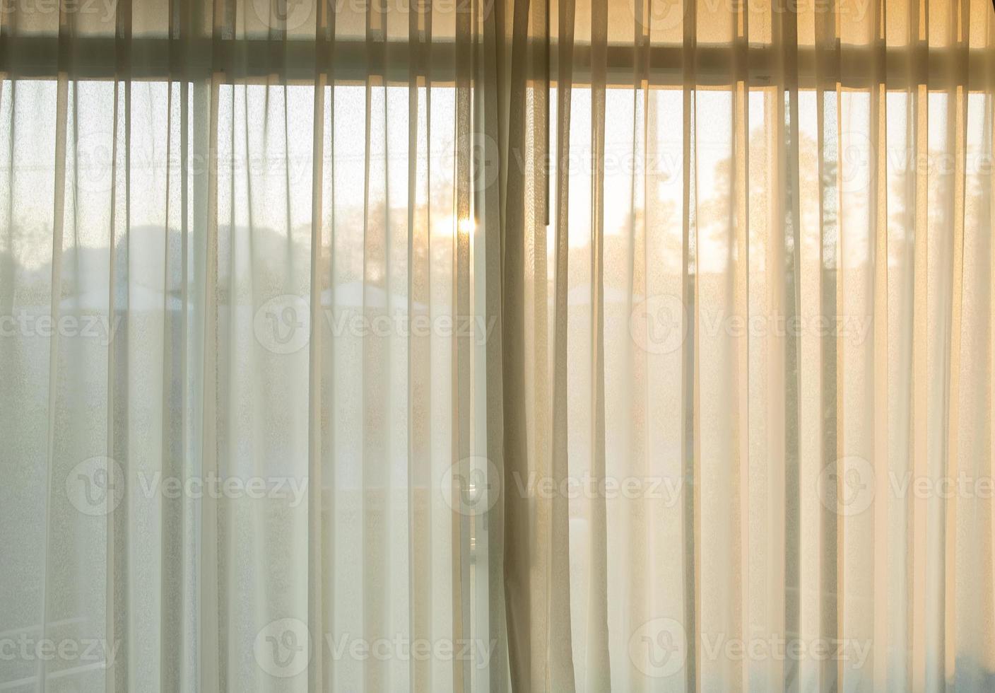 White curtain fade soft relax photo