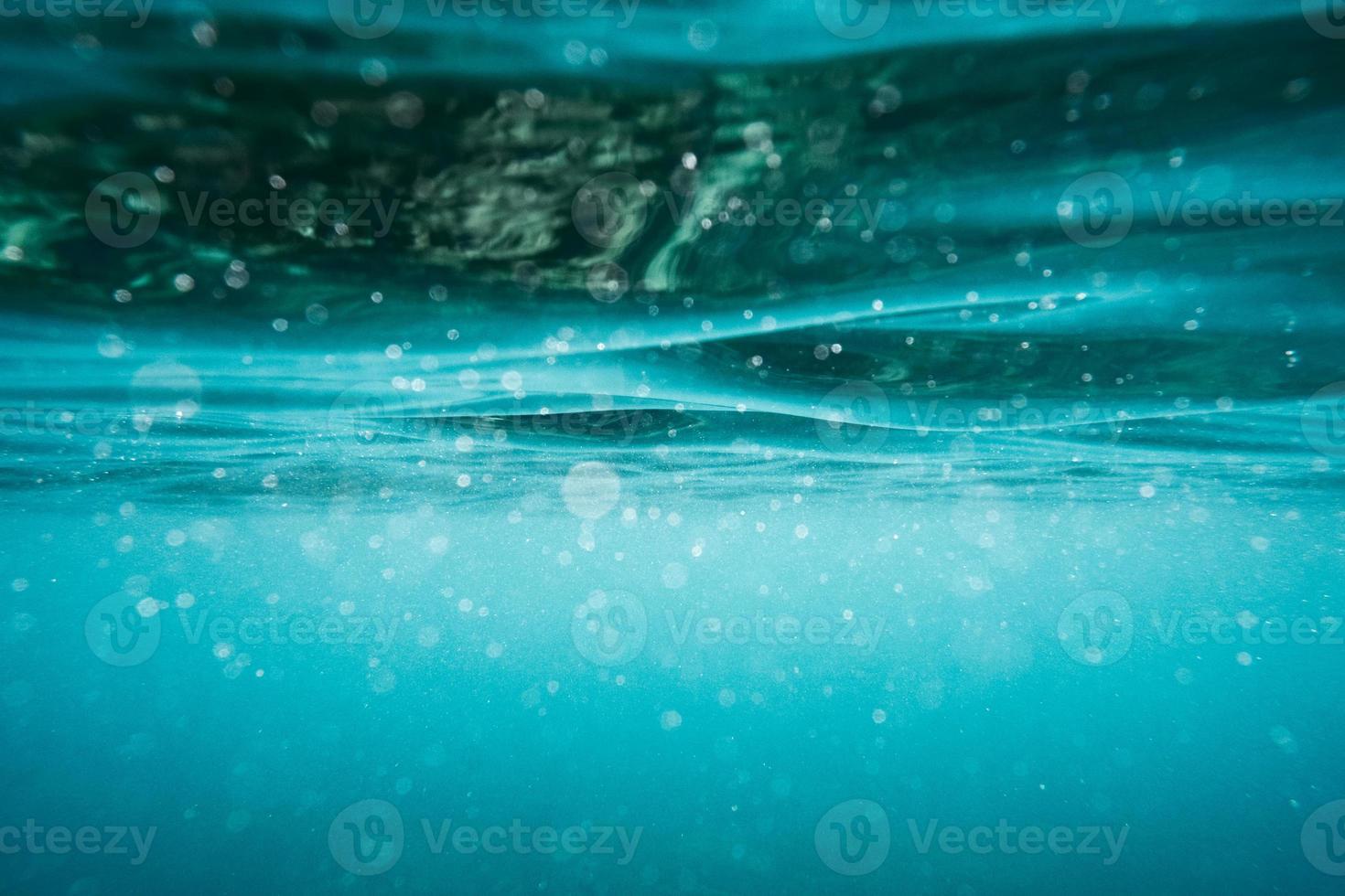 Underwater aqua wave surface background photo