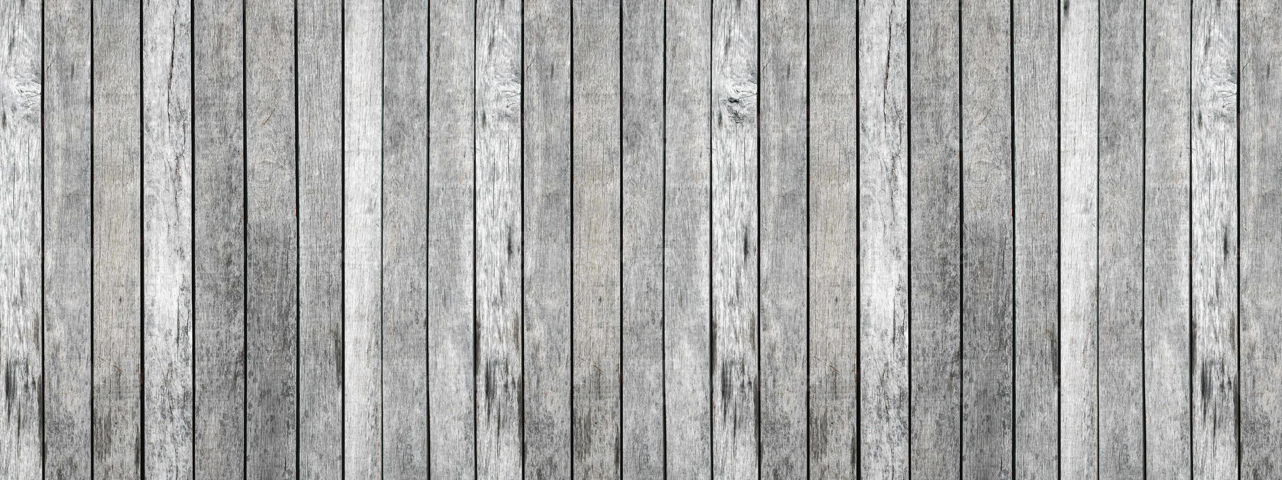 fondo ordenado de tablón de madera gris foto