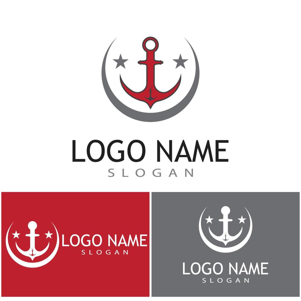 Anchor Logo Template vector symbol design