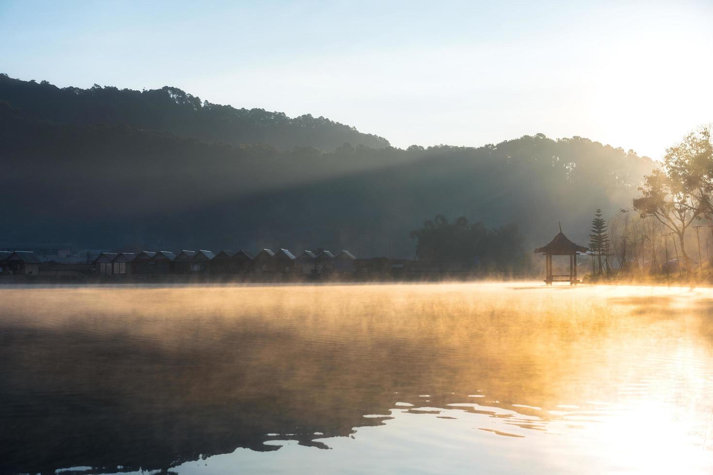 Ban Rak Thai, chinese village tea in the hill at Mae Hong Son photo