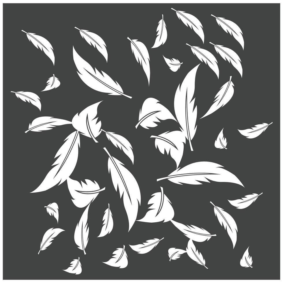 Feathers Logo Template vector symbol nature