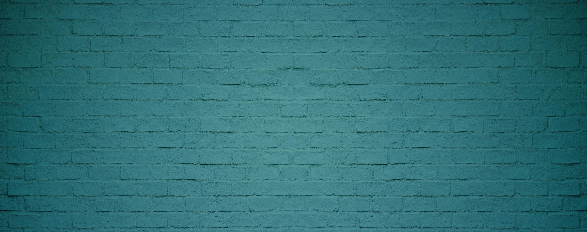Modern blue brick wall texture for background photo