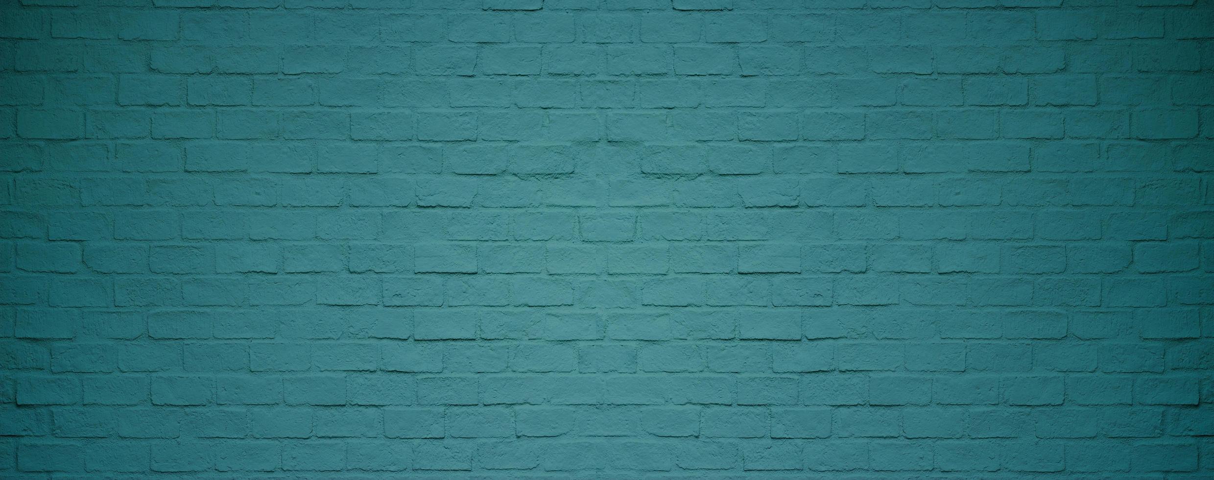 Modern blue brick wall texture for background photo