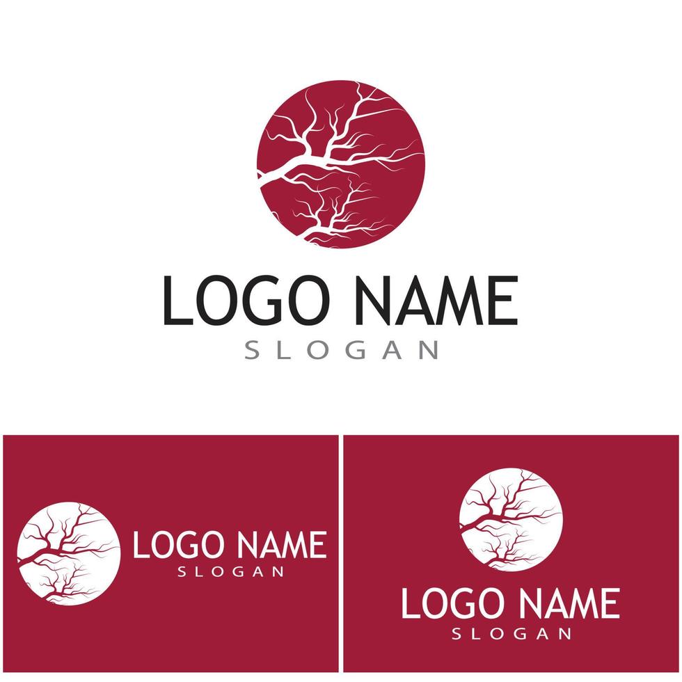 Veins Logo Template vector symbol medical design