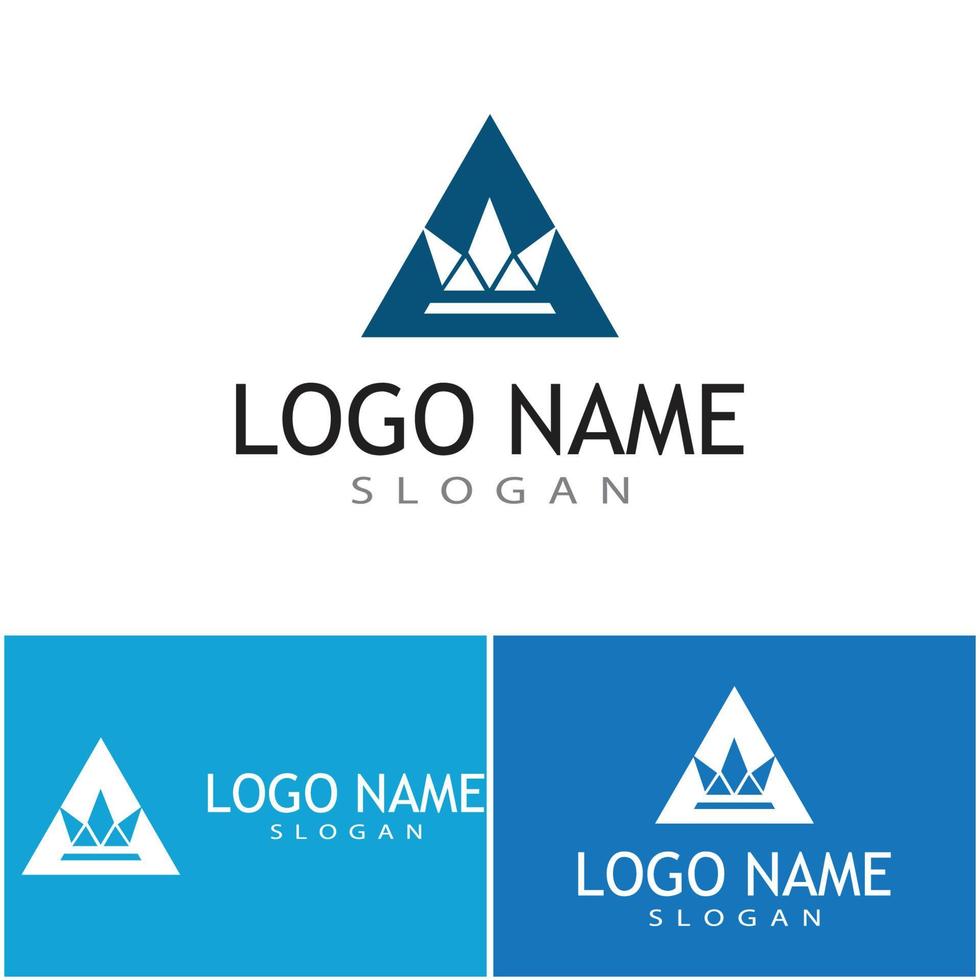 inspiración de diseño de logotipo de cadena triangular futurista vector