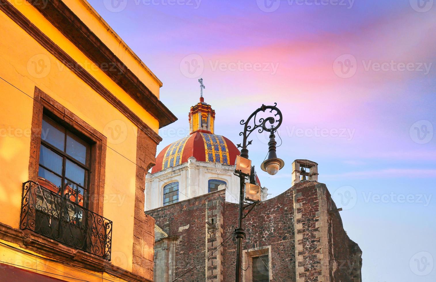 Mexico city central Zocalo plaza and streets photo