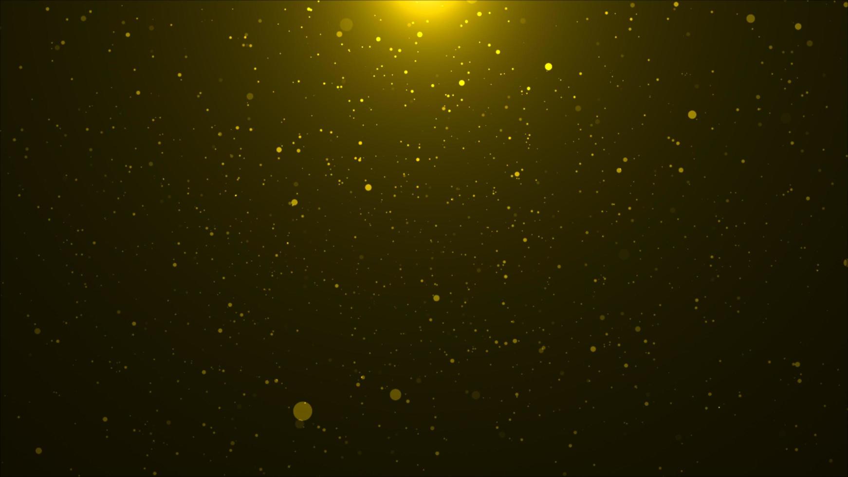 Gold particle flare background for background concept photo