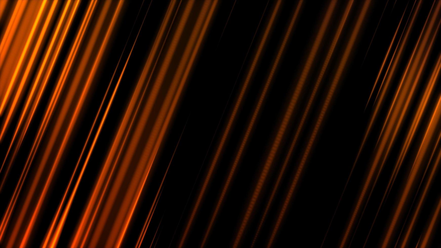 Fading blue and orange line for technology background photo