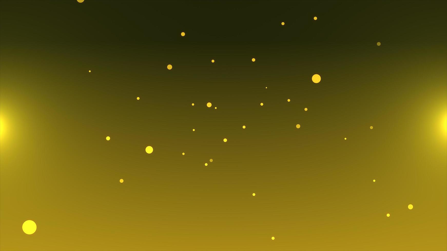 Gold particle flare background for background concept photo