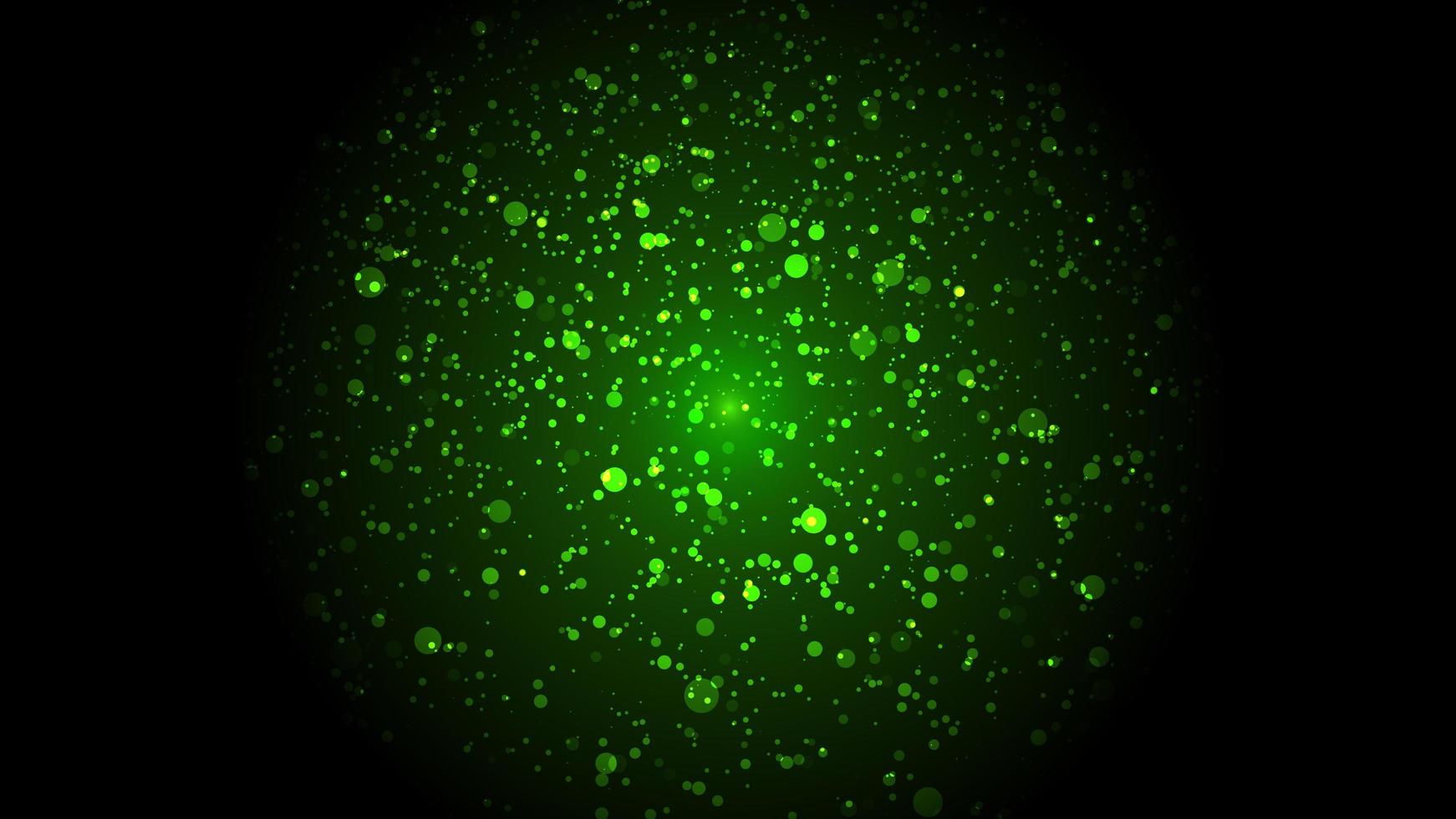 Green particle globe particle technology background photo