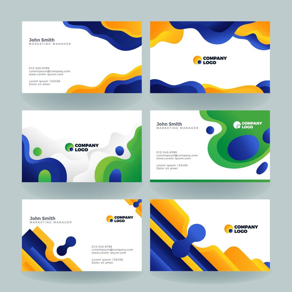 Business Card Template vector