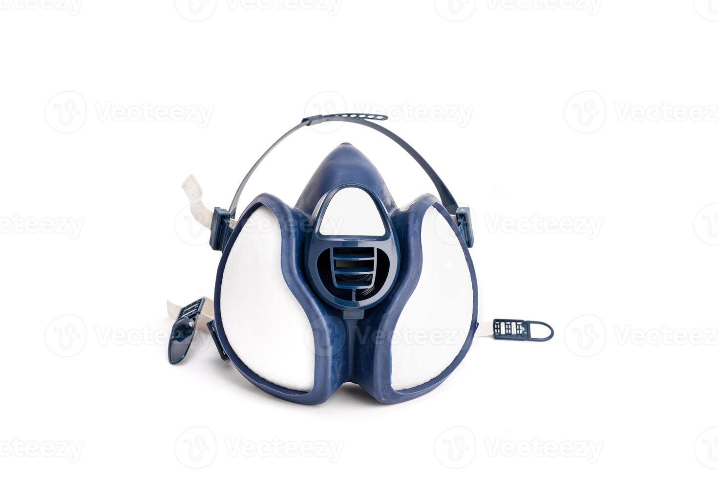 Chemical mask, half mask respirator or mask for paint spraying isolated