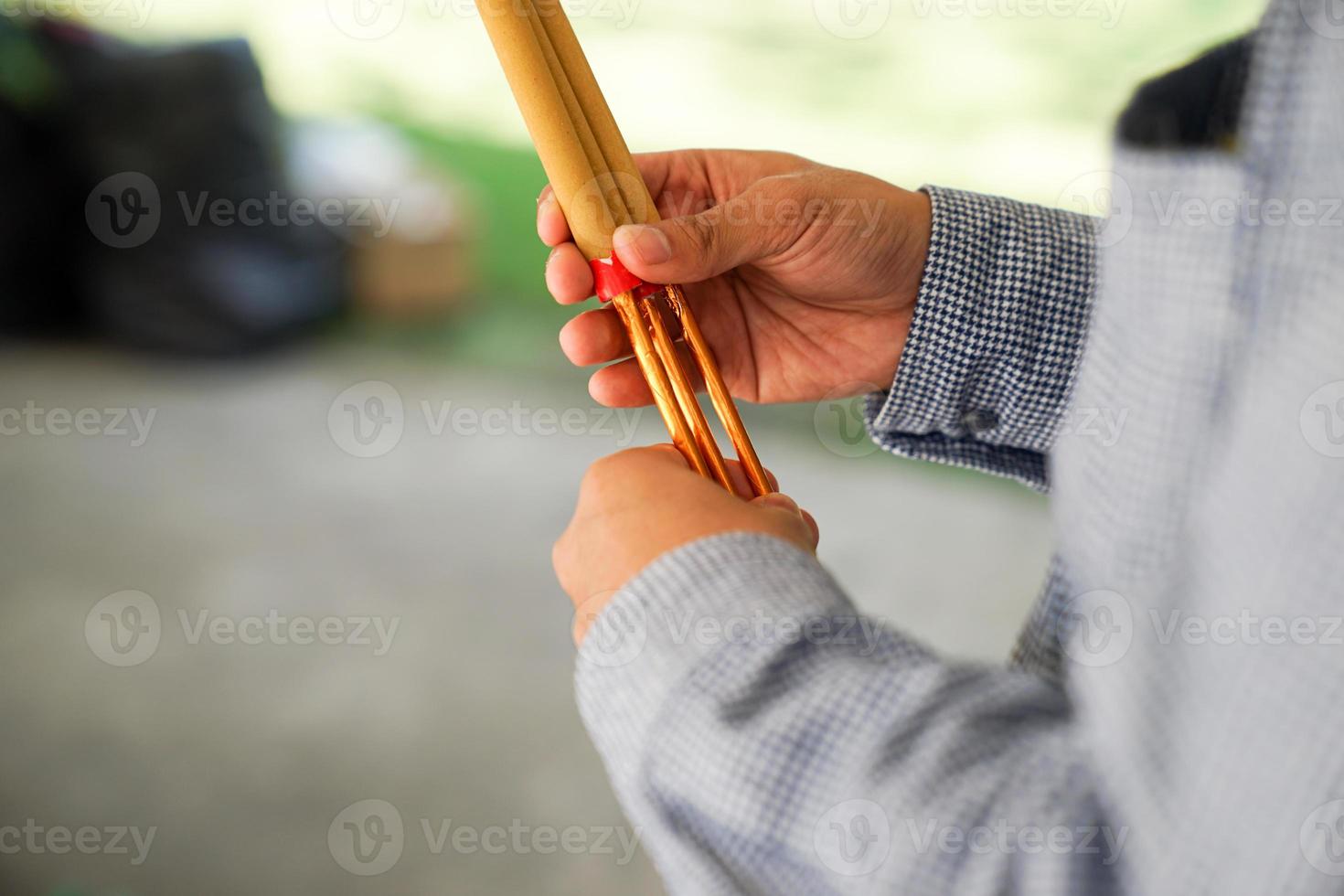 incense and food photo