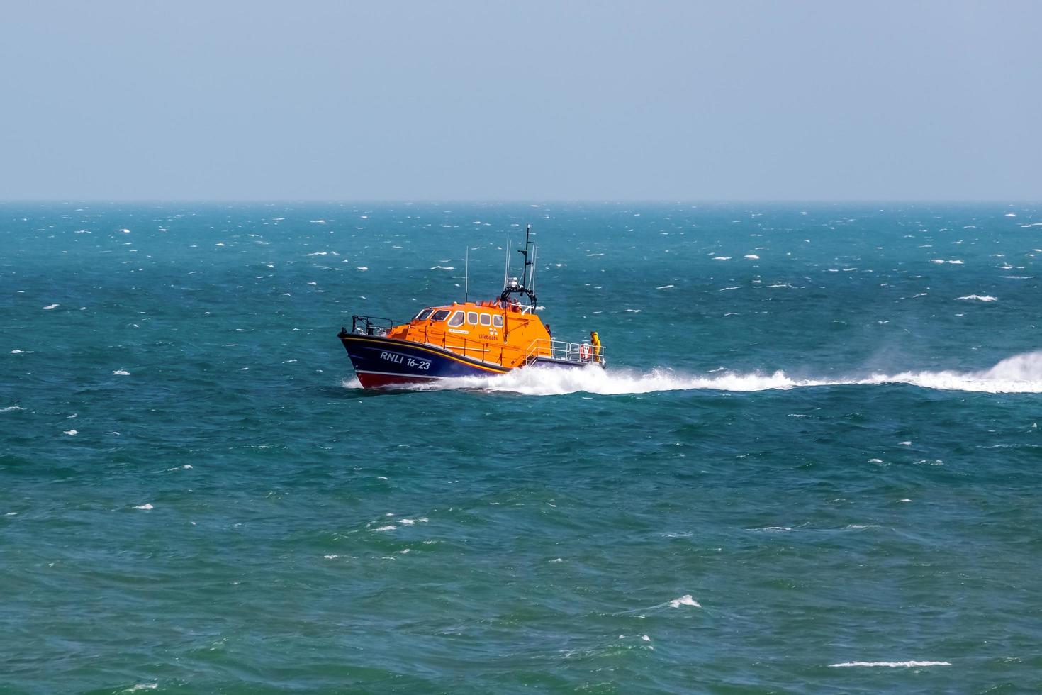 Eastbourne, East Sussex, UK, 2012. RNLI lifeboat Diamond Jubilee at Eastbourne photo