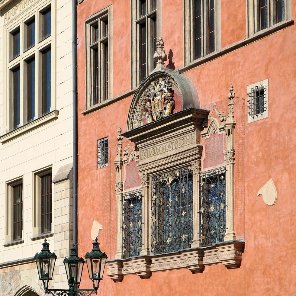 Prague, Czech Republic, 2014. Town hall building in Prague photo