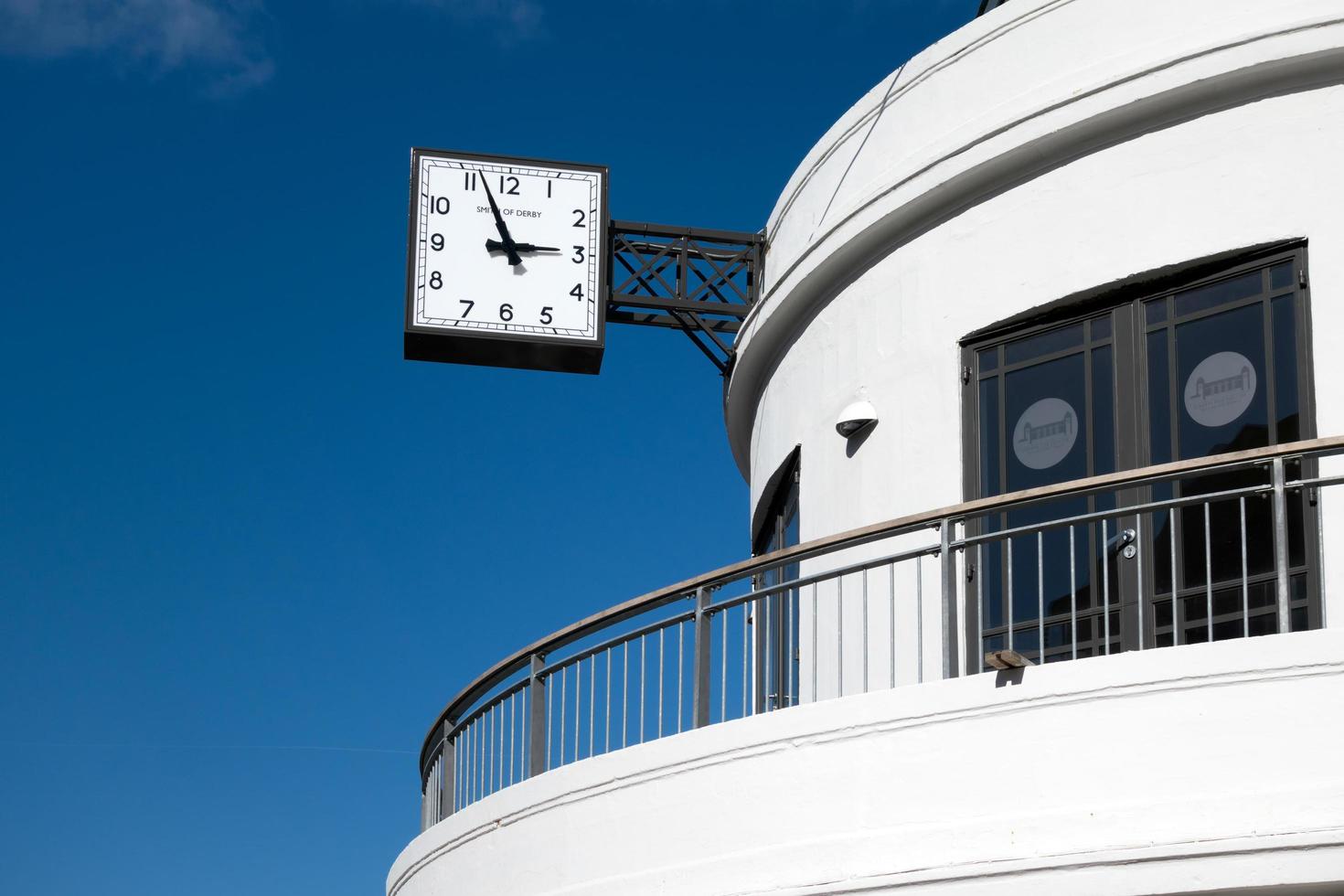 Cardiff, Wales, UK, 2014. View of Penarth Pier Clock photo