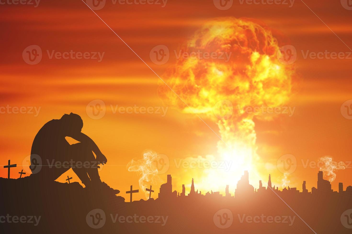 despair loss in the war photo