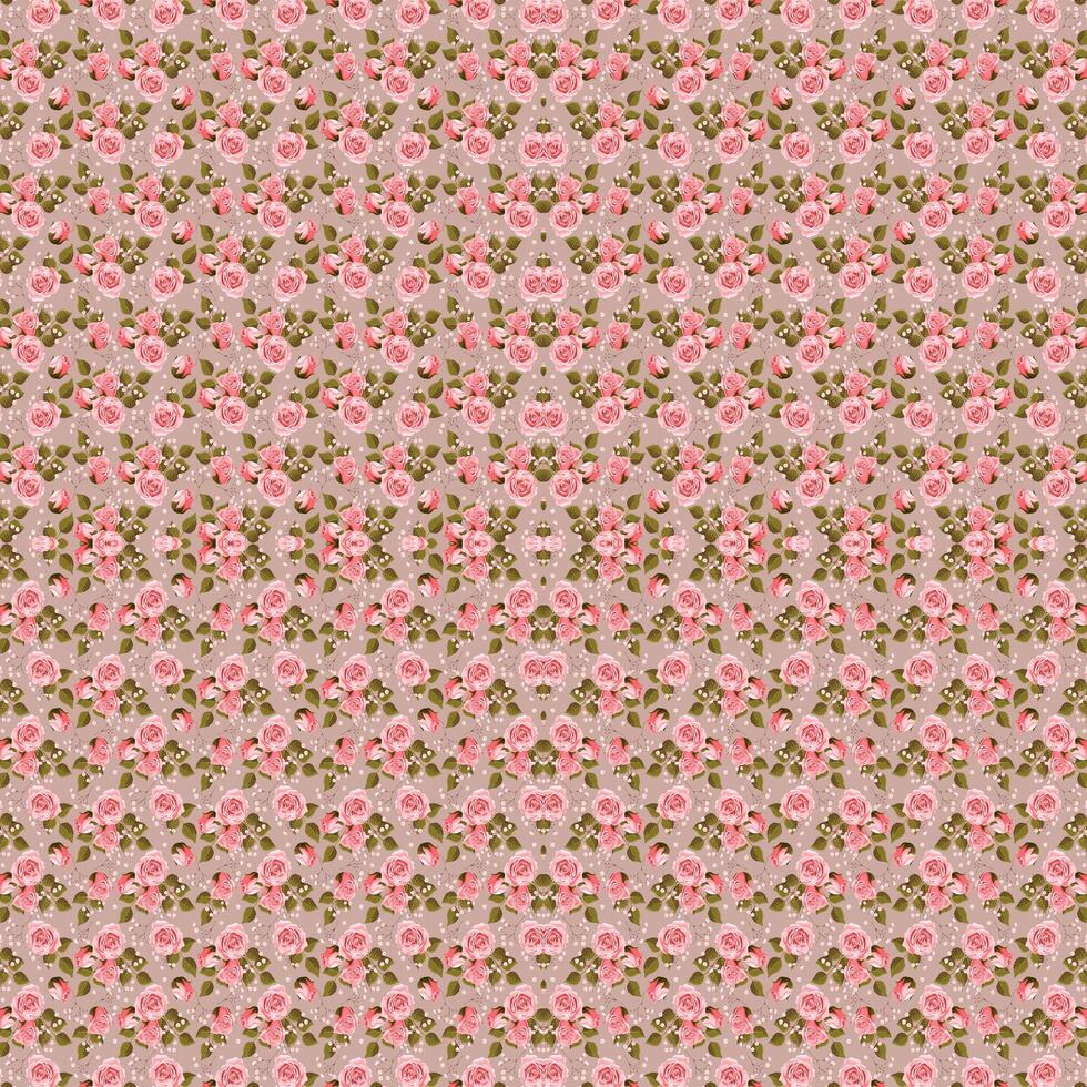 Seamless pattern, floral wallpaper, seamless floral pattern. photo