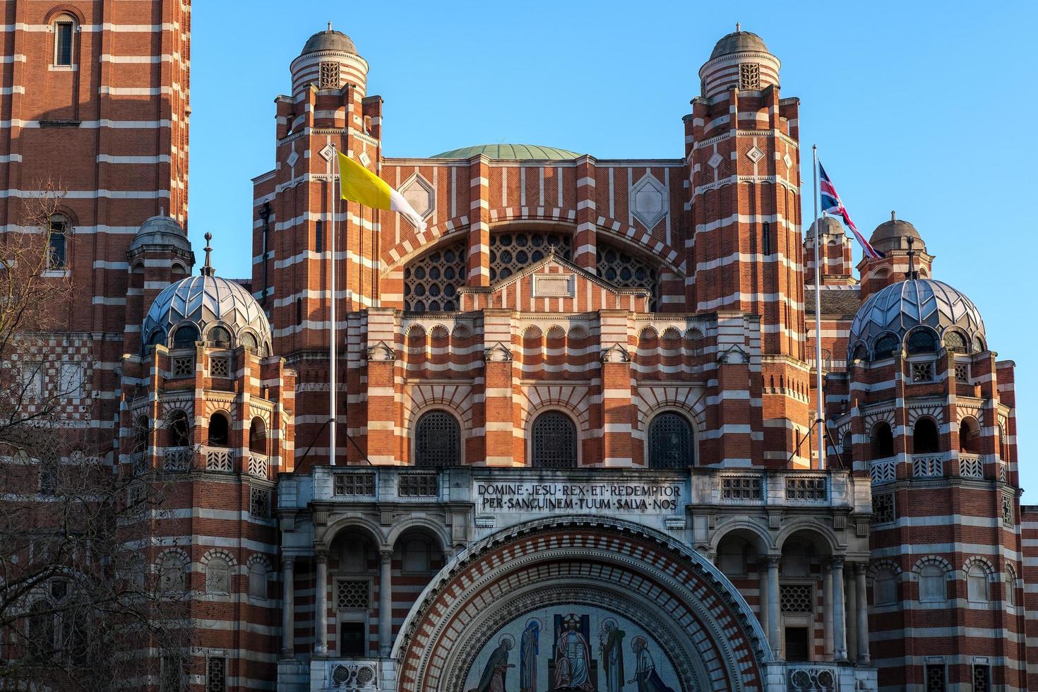 LONDON, UK, 2018. View of Westminster Cathedral photo