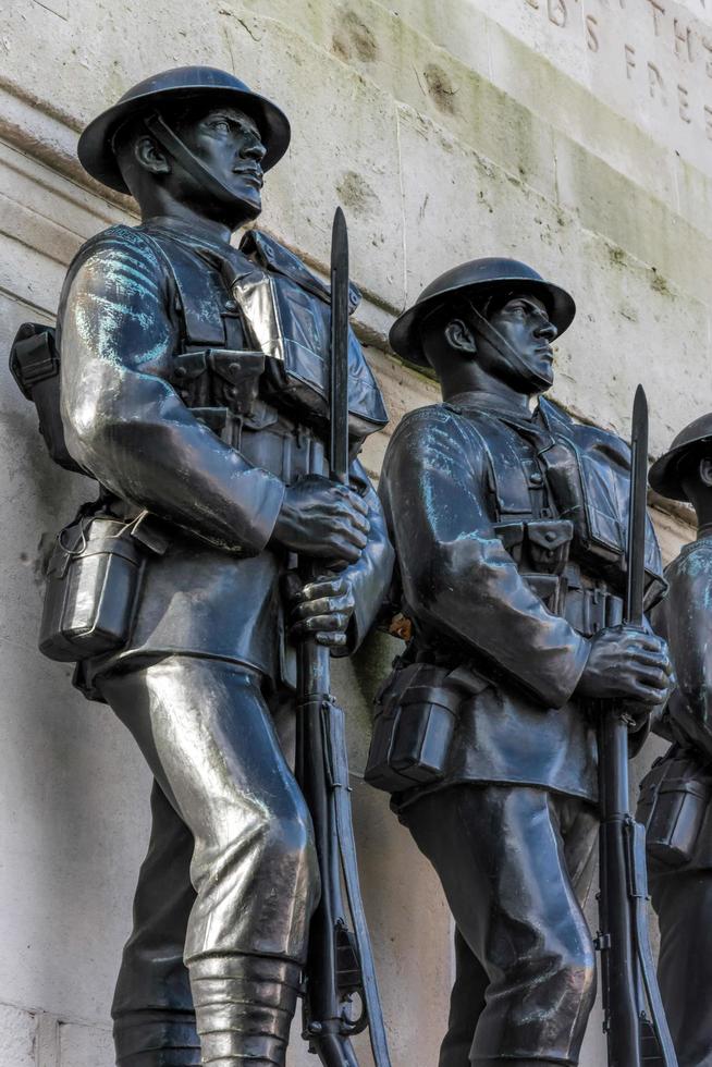 Londres, Reino Unido, 2013. El monumento a los guardias en Londres el 3 de noviembre de 2013. foto