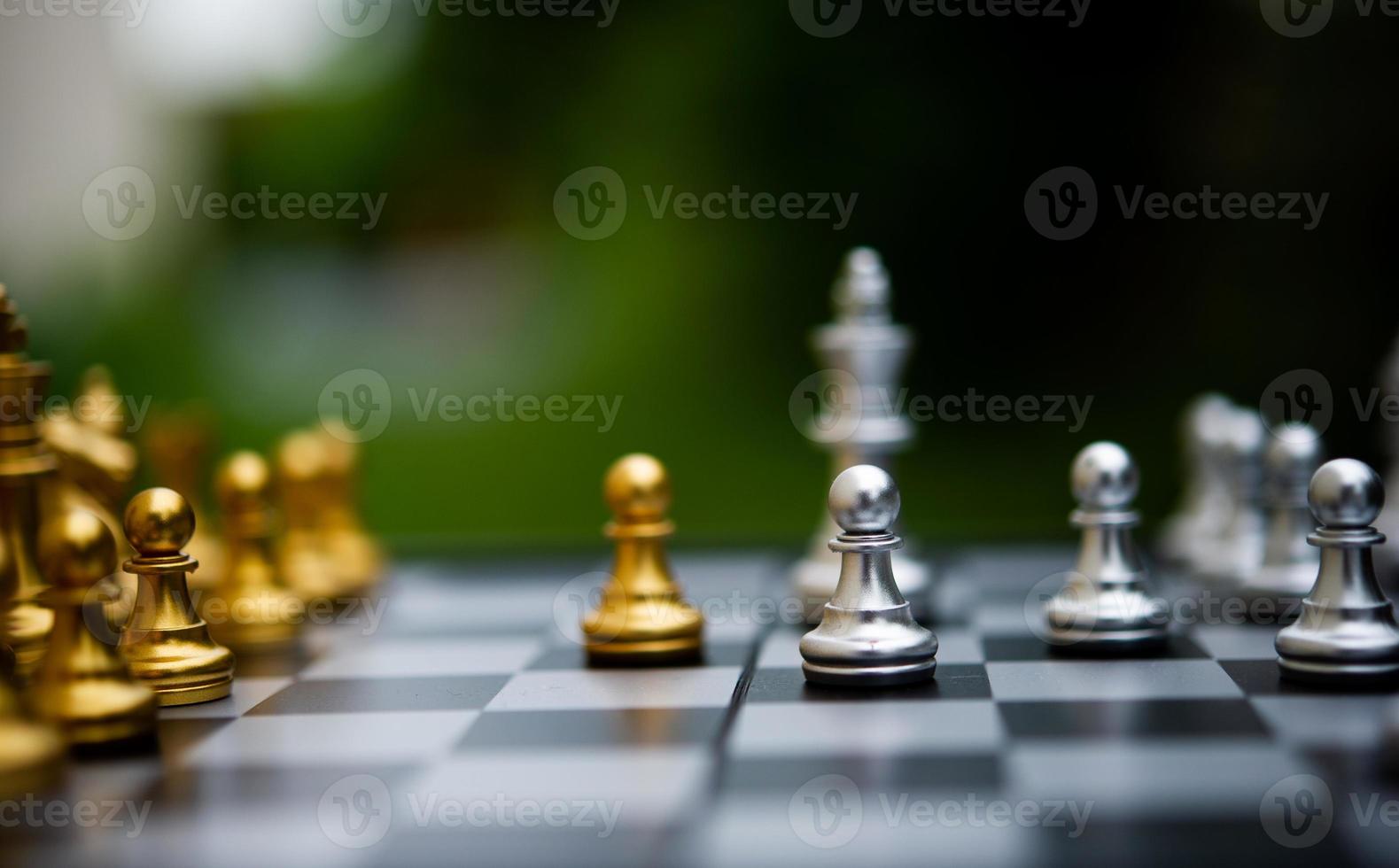 Chess, board games for concepts and contests, and strategies for business success ideas photo