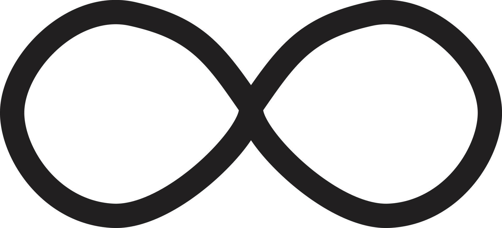 Infinity symbol Isolated on White Background. Limitless sign. infinity icon for your web site design, logo, app, UI. flat style. infinity symbol vector