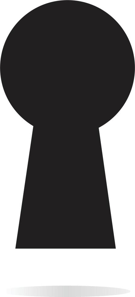 Keyhole Icon. Modern flat pictogram, business, marketing, internet concept. vector