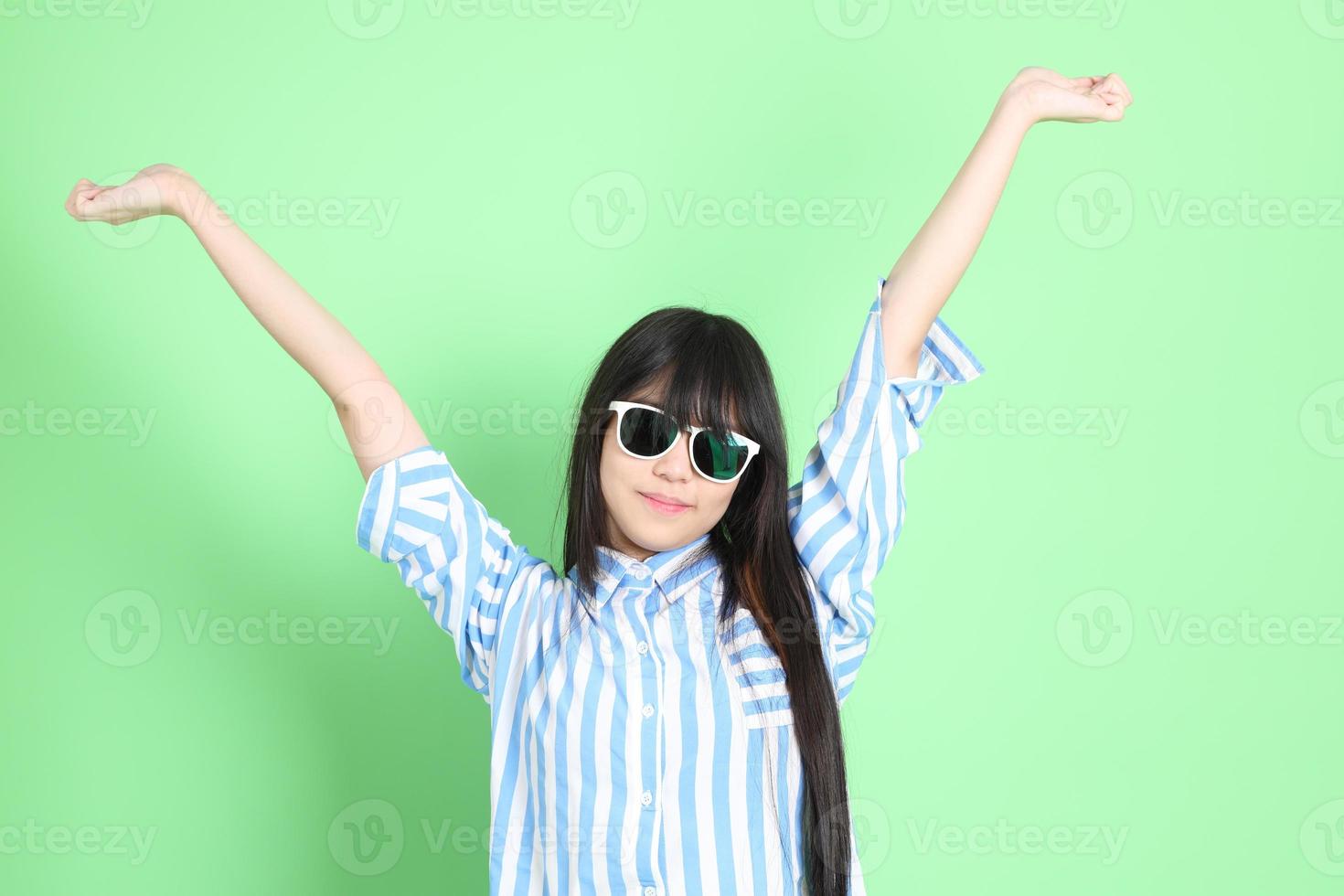 Happy Asian Girl photo