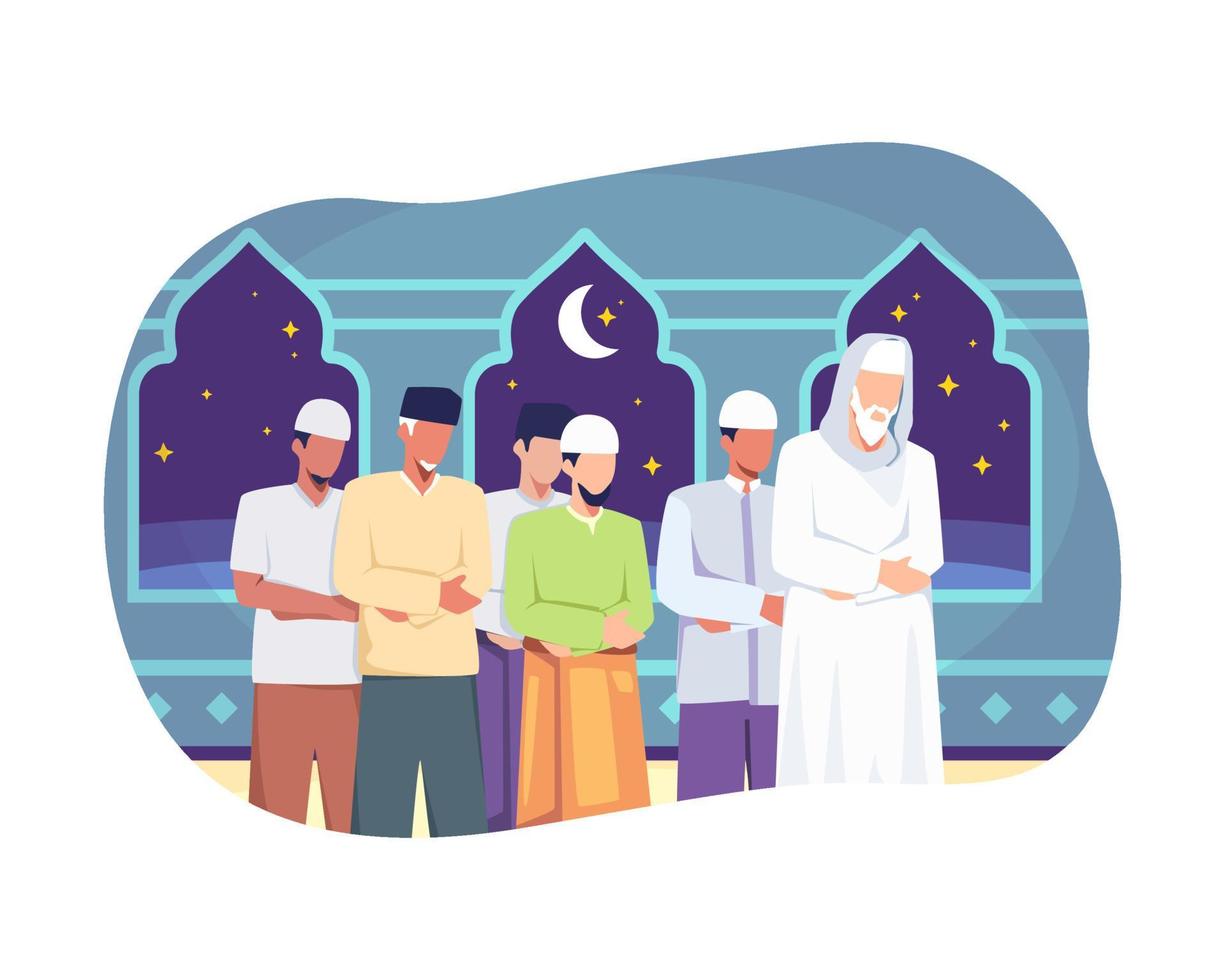 Ramadan illustration concept vector